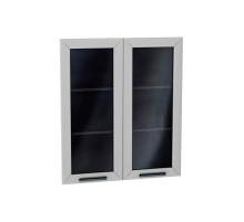 Комплект фасадов Глетчер со стеклом для каркаса Ф-55Н В809, цвет: Гейнсборо Силк