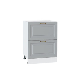 Шкаф нижний с 2-мя ящиками Ницца, цвет: Графит