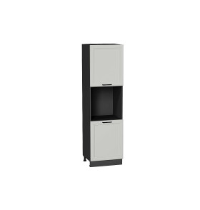 Шкаф пенал с 2-мя дверцами под технику Нео, цвет: Grey Silk