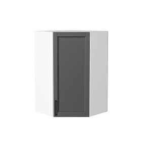 Шкаф верхний угловой Сканди, цвет: Stormy Silkwood