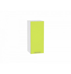 Шкаф верхний с 1-ой дверцей Валерия-М, цвет: Лайм глянец