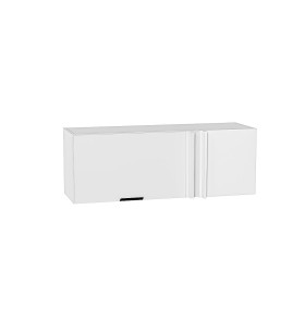 Шкаф верхний прямой угловой горизонтальный Евро, цвет: Белый