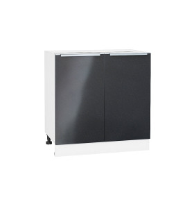 Шкаф нижний с 2-мя дверцами Фьюжн, цвет: Anthracite