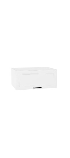 Шкаф верхний горизонтальный глубокий Нео, цвет: White Silk | ПЭТ, White Silk