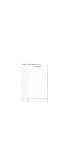 Шкаф нижний торцевой Флэт, цвет: White In 2S | ЛДСП, White In 2S