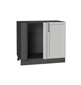 Шкаф нижний угловой Сканди, цвет: Grey Silkwood