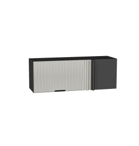 Шкаф верхний прямой угловой горизонтальный Евро Лайн, цвет: Агат