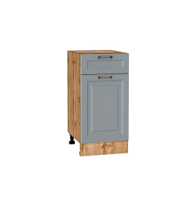 Шкаф нижний с 1-ой дверцей и ящиком Ницца, цвет: Графит