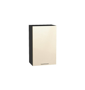 Шкаф верхний с 1-ой дверцей Валерия-М, цвет: Бежевый металлик