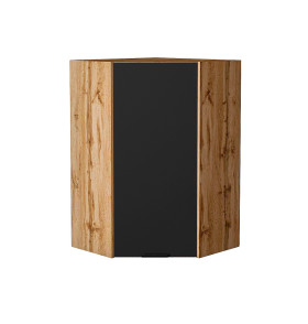 Шкаф верхний угловой Евро, цвет: Антрацит