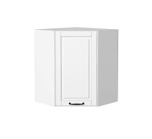 Шкаф верхний угловой Дублин, цвет: Special White