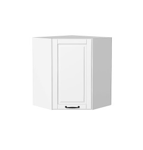 Шкаф верхний угловой Дублин, цвет: Special White