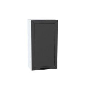 Шкаф верхний с 1-ой дверцей Глетчер, цвет: Маренго Силк