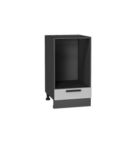 Шкаф нижний под духовку Глетчер, цвет: Гейнсборо Силк