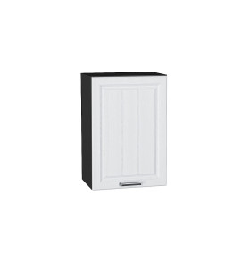 Шкаф верхний с 1-ой дверцей Прага, цвет: Белое дерево