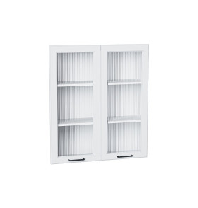 Комплект фасадов Барселона со стеклом для каркаса Ф-55Н В809, цвет: Белый