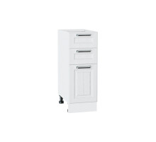 Шкаф нижний с 3-мя ящиками Прага, цвет: Белое дерево