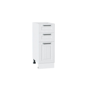 Шкаф нижний с 3-мя ящиками Прага, цвет: Белое дерево