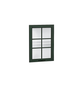 Комплект фасадов Дублин со стеклом для каркаса Ф-35 В500, цвет: Special Green