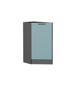 Шкаф нижний торцевой Флэт, цвет: Grey-green In 2S