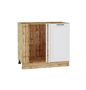 Шкаф нижний угловой Барселона, цвет: Белый