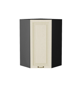 Шкаф верхний угловой Ницца, цвет: Дуб крем