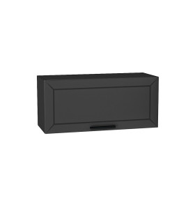 Шкаф верхний горизонтальный Глетчер, цвет: Маренго Силк