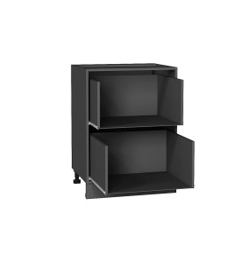 Каркас нижнего шкафа с 2-мя ящиками Н 602, цвет: Graphite