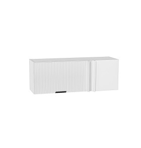 Шкаф верхний прямой угловой горизонтальный Евро Лайн, цвет: Белый