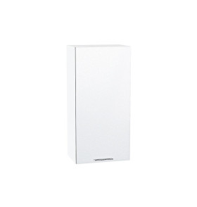 Шкаф верхний с 1-ой дверцей Валерия-М, цвет: Белый металлик