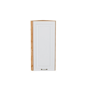 Шкаф верхний торцевой Ницца, цвет: Белый