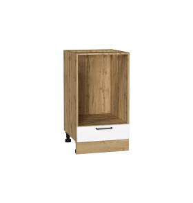 Шкаф нижний под духовку Флэт, цвет: White In 2S