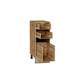 Каркас нижнего шкафа с 3-мя ящиками Н 303, цвет: Дуб Вотан