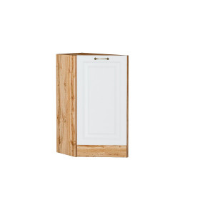 Шкаф нижний торцевой Ницца, цвет: Белый