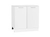 Шкаф нижний с 2-мя дверцами Квадро, цвет: Белый Шкаф нижний с 2-мя дверцами Квадро, цвет: Белый