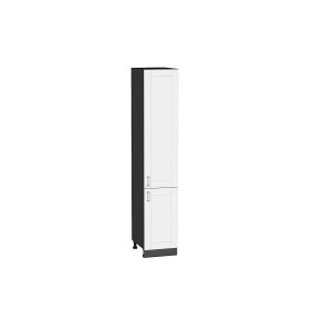 Шкаф пенал с 2-мя дверцами Лофт, цвет: White Silk