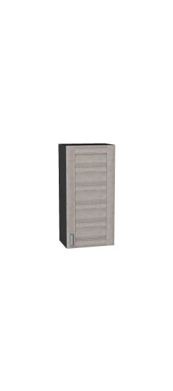 Шкаф верхний с 1-ой дверцей Лофт, цвет: Cappuccino Veralinga | Эко Шпон — структурный материал с защитным слоем оверлея (Южная Корея). Отличается высокой стойкостью к истиранию и механическим повреждениям. Репродукция натуральных материалов — Super Realis