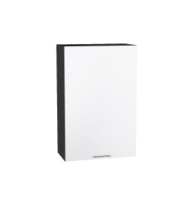 Шкаф верхний с 1-ой дверцей Валерия-М, цвет: Белый глянец