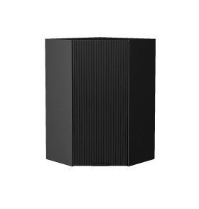 Шкаф верхний угловой Евро Лайн, цвет: Антрацит