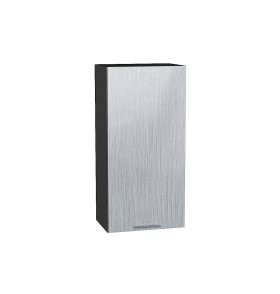 Шкаф верхний с 1-ой дверцей Валерия-М, цвет: Серый металлик дождь светлый