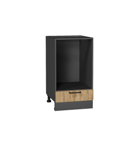 Шкаф нижний под духовку Флэт, цвет: Wotan Oak 2S