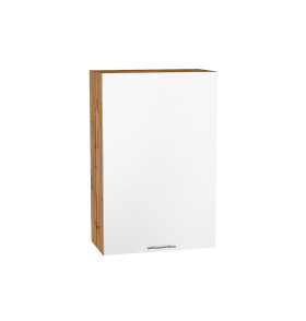 Шкаф верхний с 1-ой дверцей Валерия-М, цвет: Белый глянец