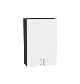 Шкаф верхний с 2-мя дверцами Лофт, цвет: White Silk