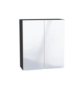 Шкаф верхний с 2-мя дверцами Фьюжн, цвет: Angel