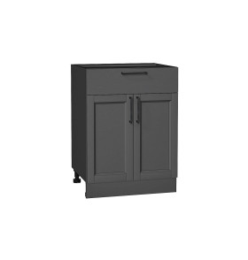 Шкаф нижний с 2-мя дверцами и ящиком Сканди, цвет: Stormy Silkwood