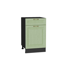 Шкаф нижний с 1-ой дверцей и ящиком Ницца, цвет: Дуб оливковый