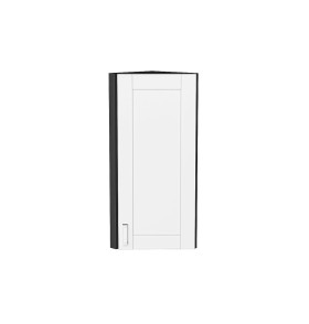 Шкаф верхний торцевой Лофт, цвет: White Silk