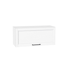 Шкаф верхний горизонтальный Сканди, цвет: White Silkwood