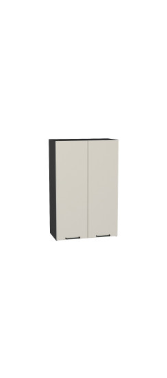 Шкаф верхний с 2-мя дверцами Флэт, цвет: Cashmere In 2S | ЛДСП, Cashmere In 2S