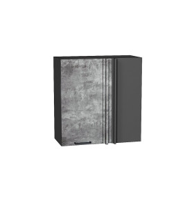 Шкаф верхний прямой угловой Флэт, цвет: Temple Stone 2S